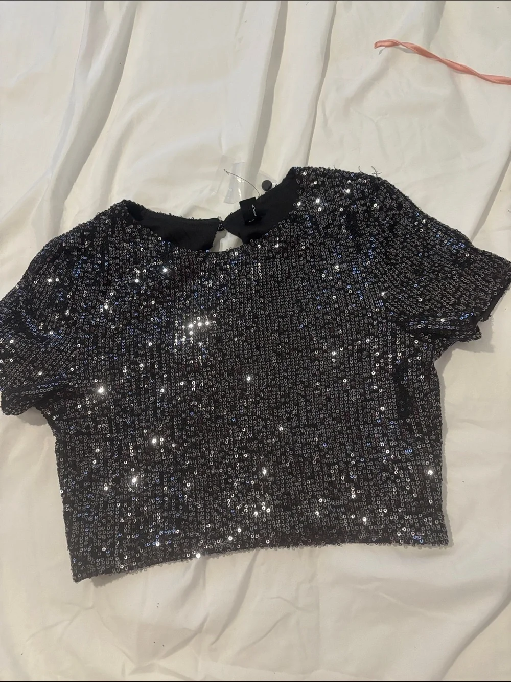 Bundle of 3 sequin and satin tops - Picture 4 of 4